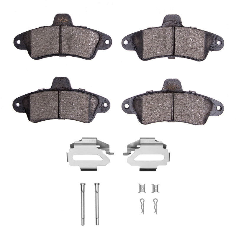 DFC 95-00 Ford Contour Rear 4000 HybriDynamic Brake Pads and Hardware Kit