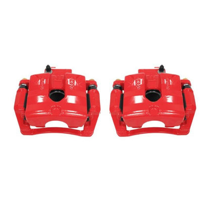 PowerStop Power Stop 10-11 Cadillac SRX Rear Red Calipers w/Brackets - Pair