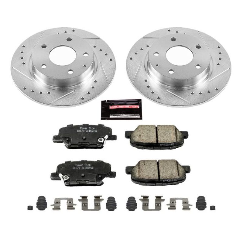 PowerStop Power Stop 14-16 Mazda 3 Rear Z23 Evolution Sport Brake Kit