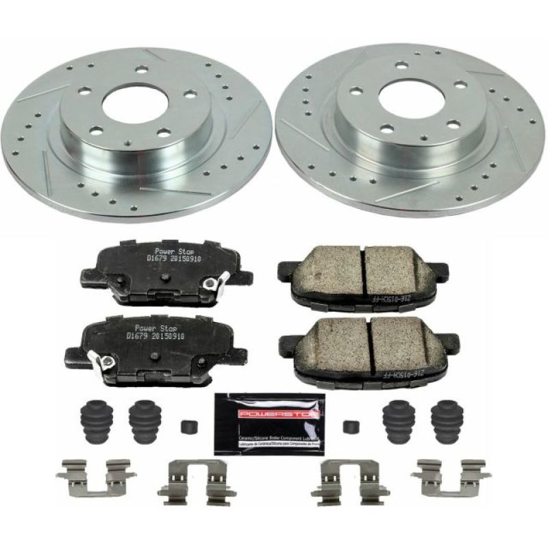 PowerStop Power Stop 14-15 Mazda 6 Rear Z23 Evolution Sport Brake Kit