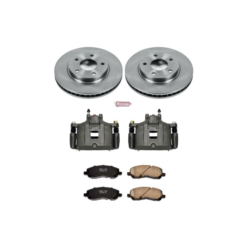 PowerStop Power Stop 08-17 Mitsubishi Lancer Front Autospecialty Brake Kit w/Calipers