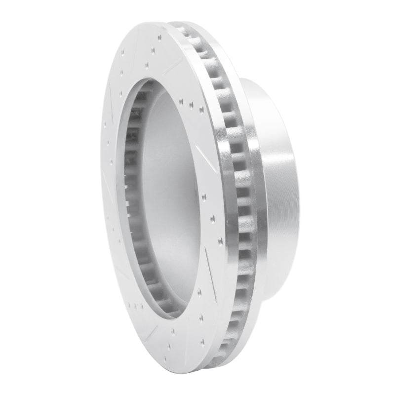 R1 Concepts R1 99-05 Ford F-250 4WD (Super Duty) Front Right Drilled & Slotted Silver Brake Rotor