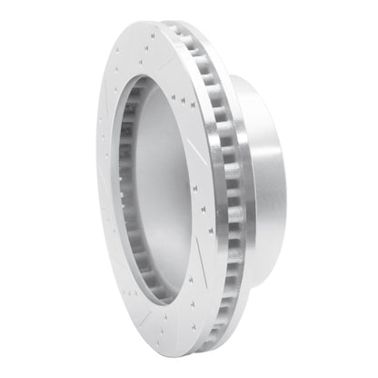 R1 Concepts R1 99-05 Ford F-250 4WD (Super Duty) Front Right Drilled & Slotted Silver Brake Rotor