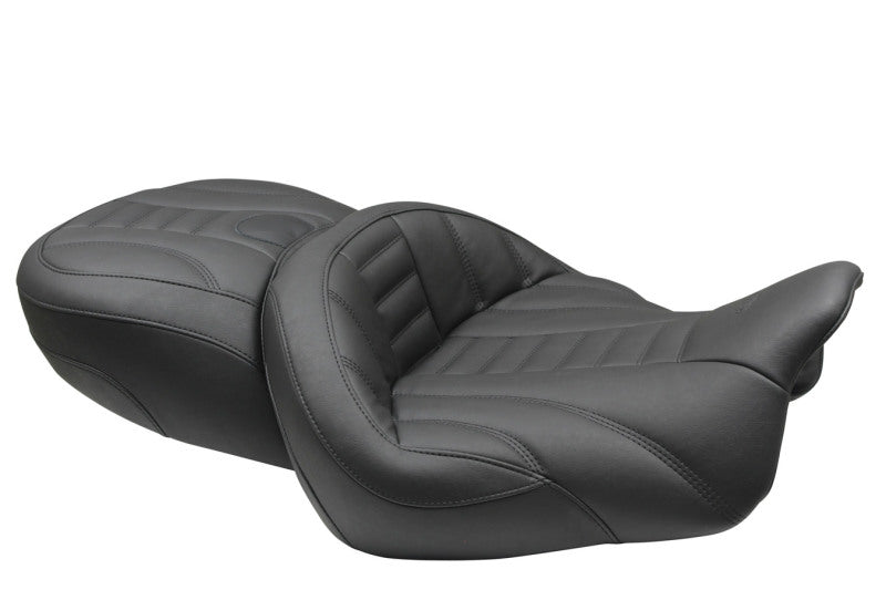 Mustang Motorcycle Mustang 15-21 Harley Freewheeler Super Touring Deluxe 1PC Seat - Black
