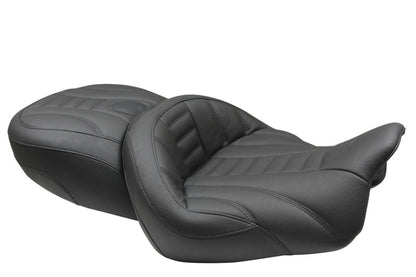Mustang Motorcycle Mustang 15-21 Harley Freewheeler Super Touring Deluxe 1PC Seat - Black