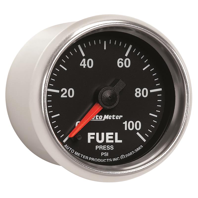 Autometer GS 0-100 PSI Full Sweep Electronic Fuel Pressure Gauge