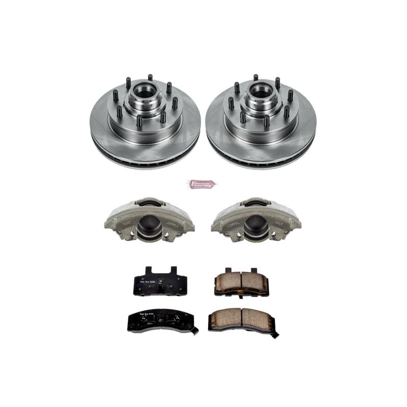 PowerStop Power Stop 96-02 GMC Savana 3500 Front Autospecialty Kit w/Cals