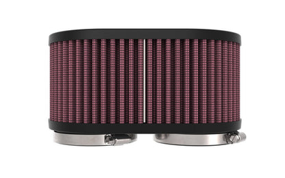 K&N Engineering K&N 2-1/8in DUAL FLG 6-1/4 X 4inOD 3inH Universal Clamp-On Air Filter