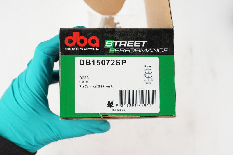 DBA 2022 Hyundai Santa Cruz Rear SP Performance Brake Pads
