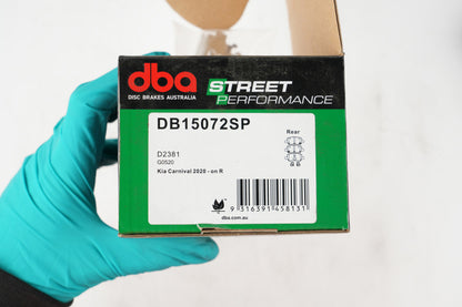 DBA 2022 Hyundai Santa Cruz Rear SP Performance Brake Pads