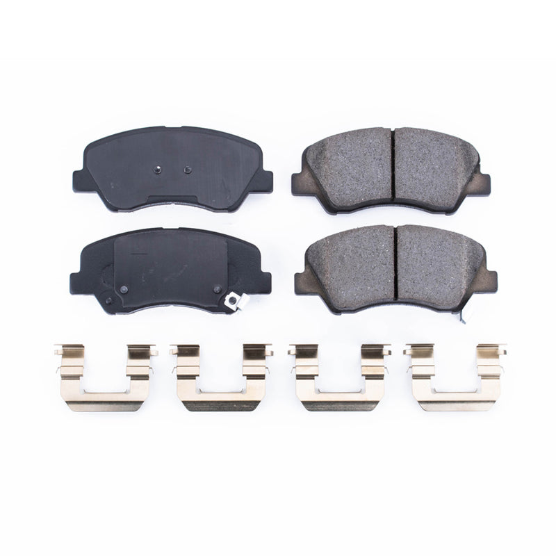 PowerStop Power Stop 12-19 Hyundai Accent Front Z17 Evolution Ceramic Brake Pads w/Hardware