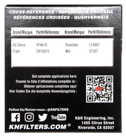 K&N Engineering K&N 2019 BMW M2 3.0L/M4 3.0L Cartridge Oil Filter