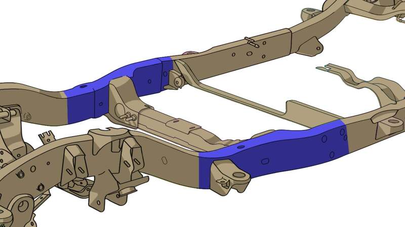 Rustbuster Front Center Frame Section Right Side