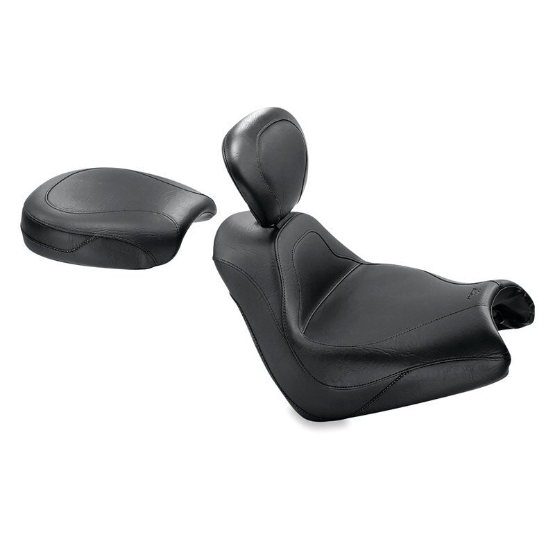 Mustang Motorcycle Mustang 05-08 Honda VTX1800F Sport Touring Passenger Seat - Black