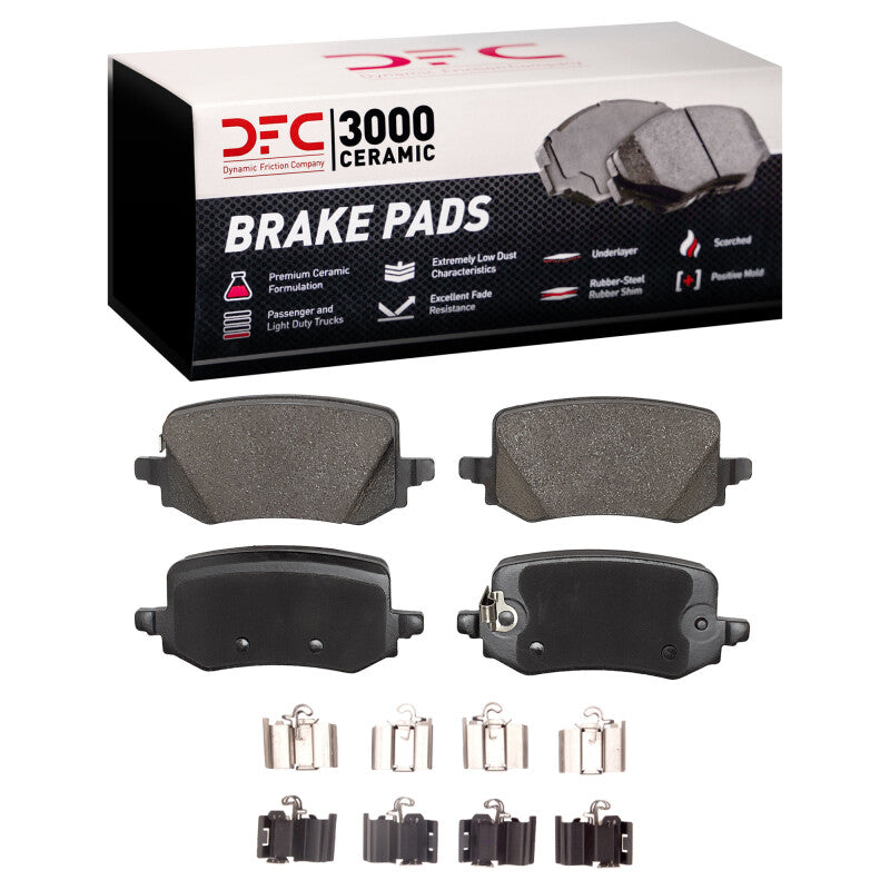 DFC 21-24 Hyundai Tucson (Mexico) Rear 3000 Ceramic Brake Pads and Hardware Kit