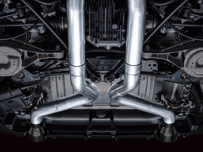 AWE Tuning 2023 Nissan Z RZ34 RWD Track Edition Cat-Back Exhaust System w/ Diamond Black Tips