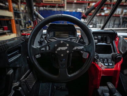 PRP Seats PRP Flat Leather Steering Wheel - Black