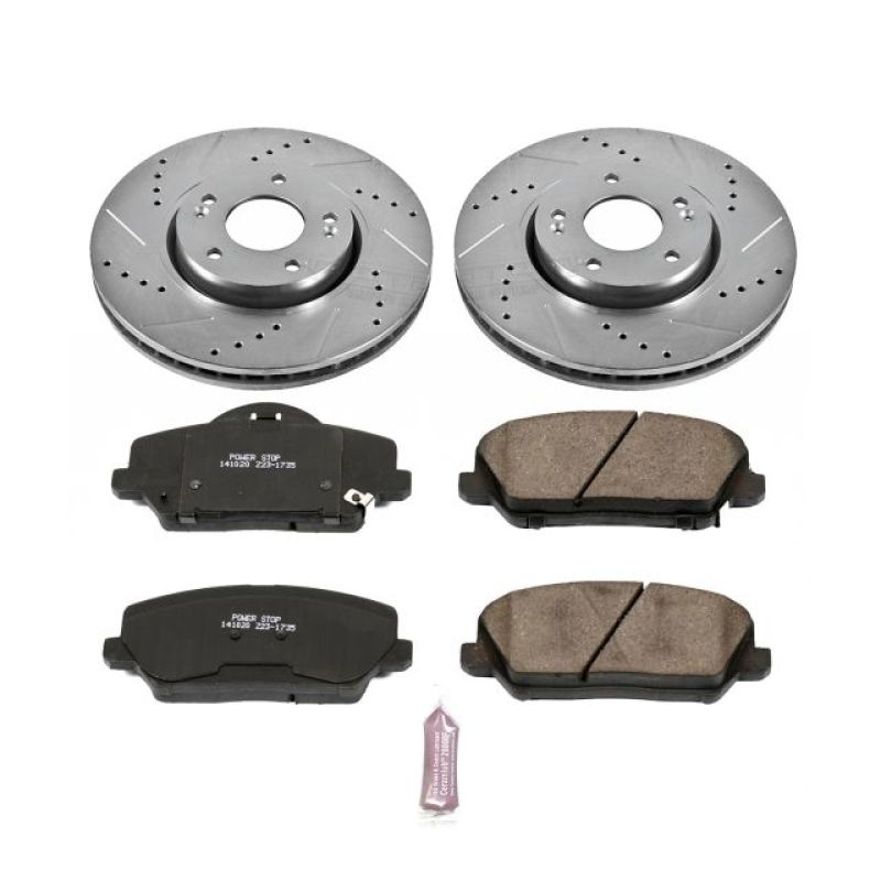 PowerStop Power Stop 14-17 Kia Forte5 Front Z23 Evolution Sport Brake Kit