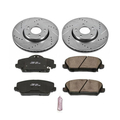 PowerStop Power Stop 14-17 Kia Forte5 Front Z23 Evolution Sport Brake Kit