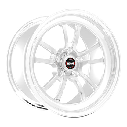 Weld S70 17x5 / 5x120mm BP / 2.2in. BS Polished Wheel (High Pad) - Non-Beadlock