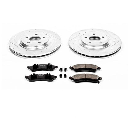 PowerStop Power Stop 94-99 Ford Mustang Front Z23 Evolution Sport Brake Kit