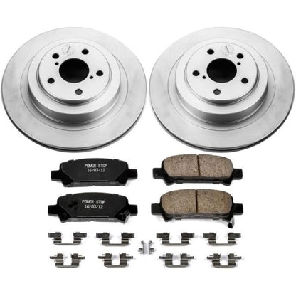 PowerStop Power Stop 05-09 Subaru Legacy Rear Z17 Evolution Geomet Coated Brake Kit