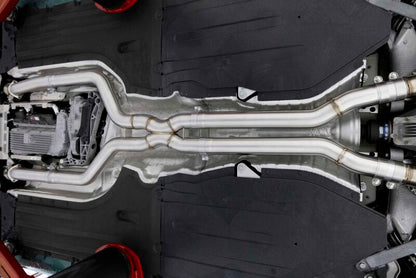 Dinan 24-26 BMW X5 M LCI/X6 M LCI (F95/F96) High Flow X-Pipe Exhaust - 3.25in - Stainless Steel