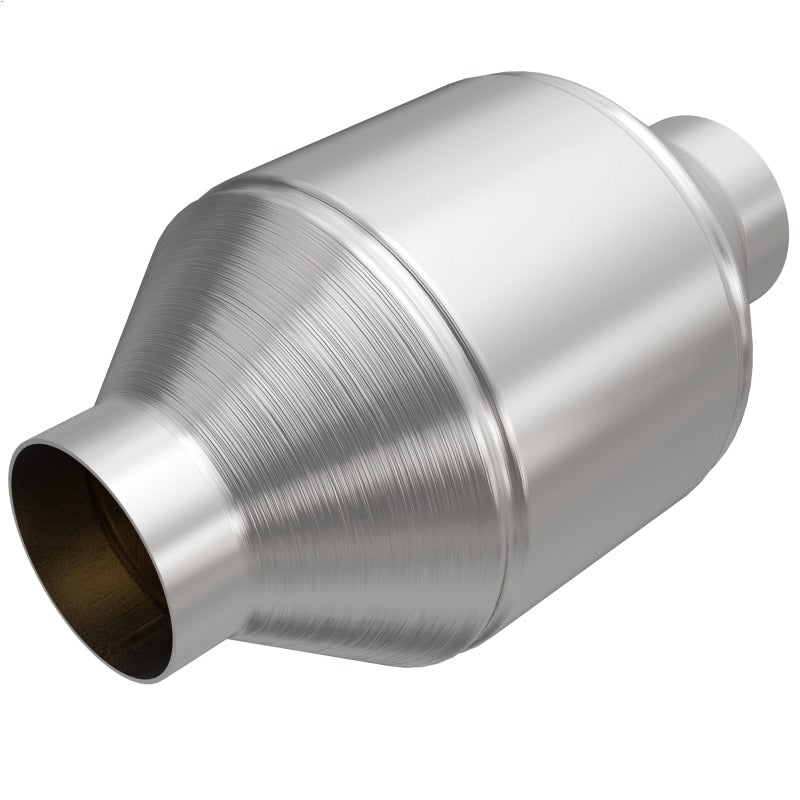 MagnaFlow Univ Cat Conv 2.5in Inlet/Outlet Center/Center Round 3in Body L x 5in W x 8.75in Overall L