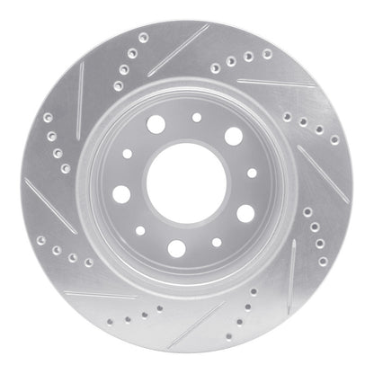 R1 Concepts R1 14-21 Ram Promaster 2500 Rear Right Drilled & Slotted Silver Brake Rotor