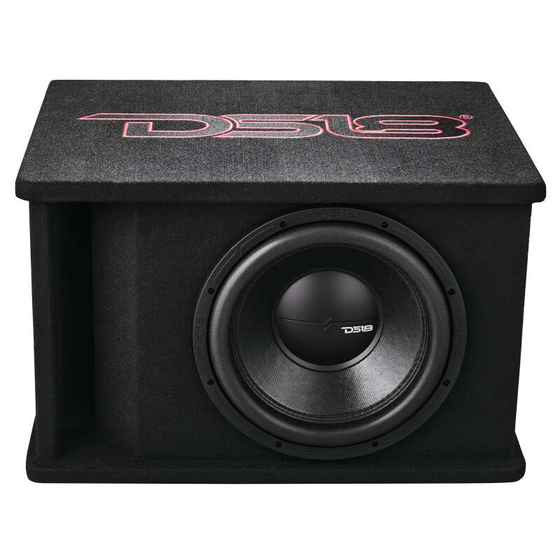 DS18 Single 12in Loaded 750 Watts RMS ZR12.2D Ported Enclosure w/ Subwoofer
