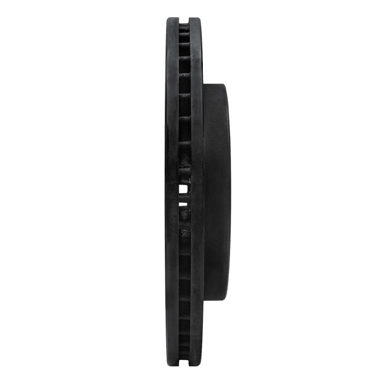 R1 Concepts R1 99-07 Ford E-350 Econoline Club Wagon Rear Right Drilled & Slotted Black Brake Rotor
