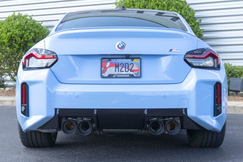 Dinan 23-26 BMW M2 (G87) Valved Axleback Exhaust System - Polished Tips