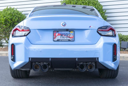 Dinan 23-26 BMW M2 (G87) Valved Axleback Exhaust System - Polished Tips