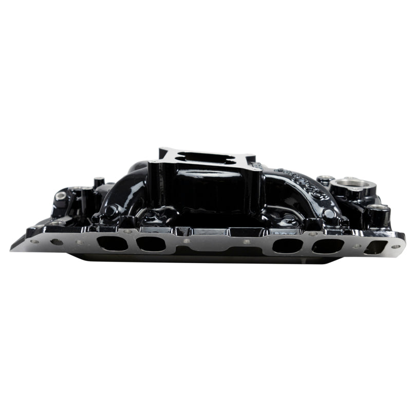 Edelbrock RPM Air-Gap Intake Manifold for Big-Block Chevy Oval Port - Black Plasma Finish