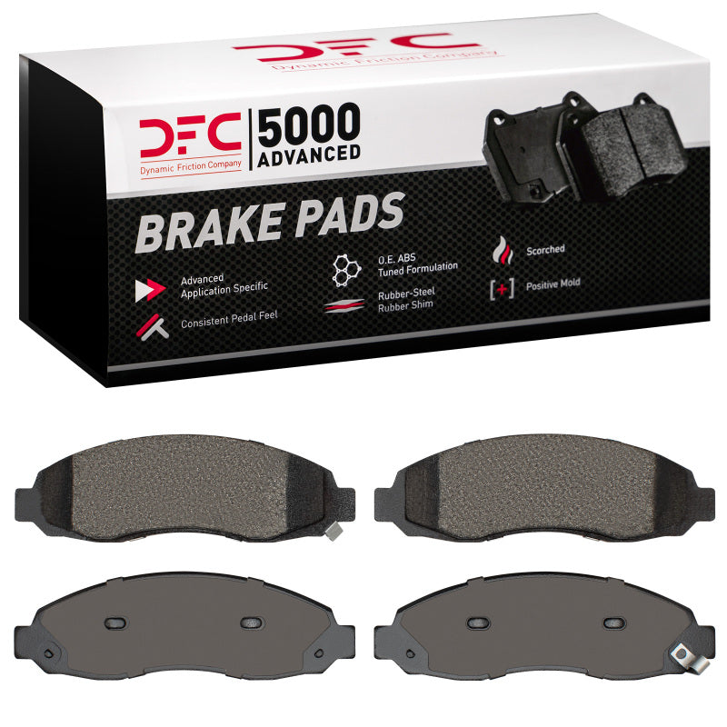 DFC 03-04 Dodge Dakota 4WD Front 5000 Advanced Semi Metallic Brake Pads