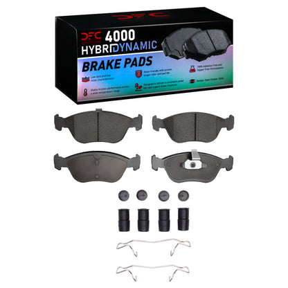 DFC 93-04 Volvo 850/V70/C70/S70 Front 4000 HybriDynamic Brake Pads and Hardware Kit