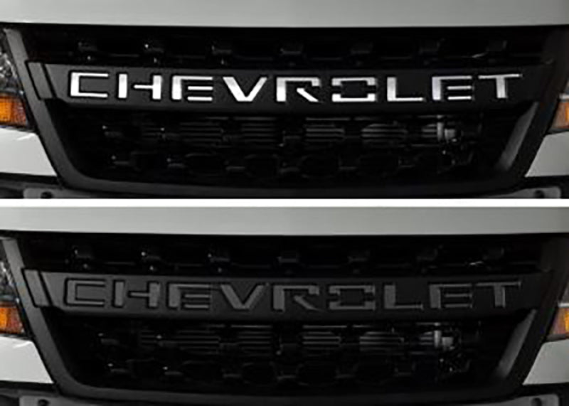 Putco 2020 Chevy Silverado HD - Grille Letters - Stainless Steel Chevrolet Letters