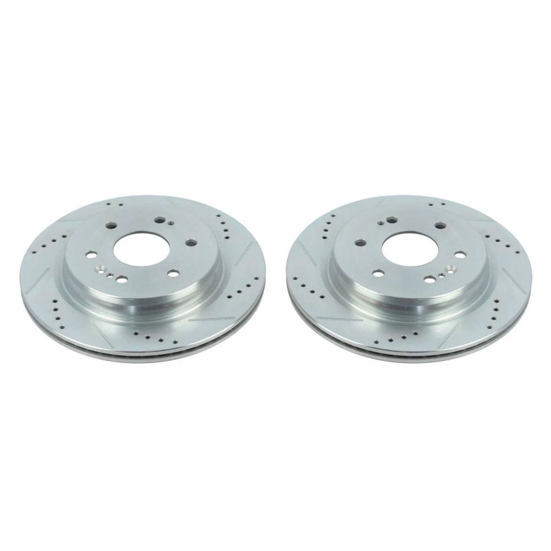 PowerStop Power Stop 19-20 Chevrolet Silverado 1500 Rear Evolution Drilled & Slotted Rotors - Pair