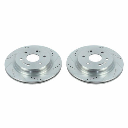 PowerStop Power Stop 19-20 Chevrolet Silverado 1500 Rear Evolution Drilled & Slotted Rotors - Pair