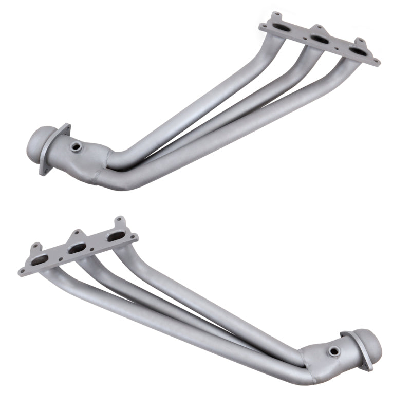 BBK 10-11 Camaro V6 Long Tube Exhaust Headers With Converters - 1-5/8 Chrome