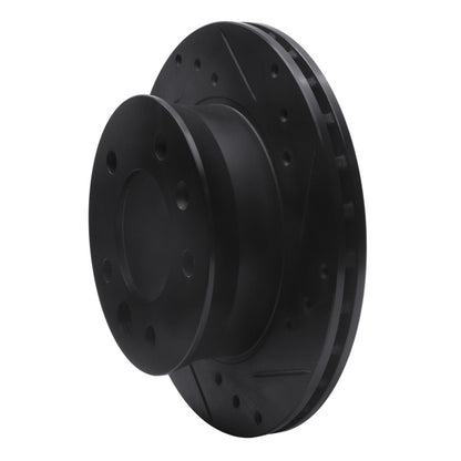 R1 Concepts R1 02-06 Dodge Sprinter 2500 Front Right Drilled & Slotted Black Brake Rotor