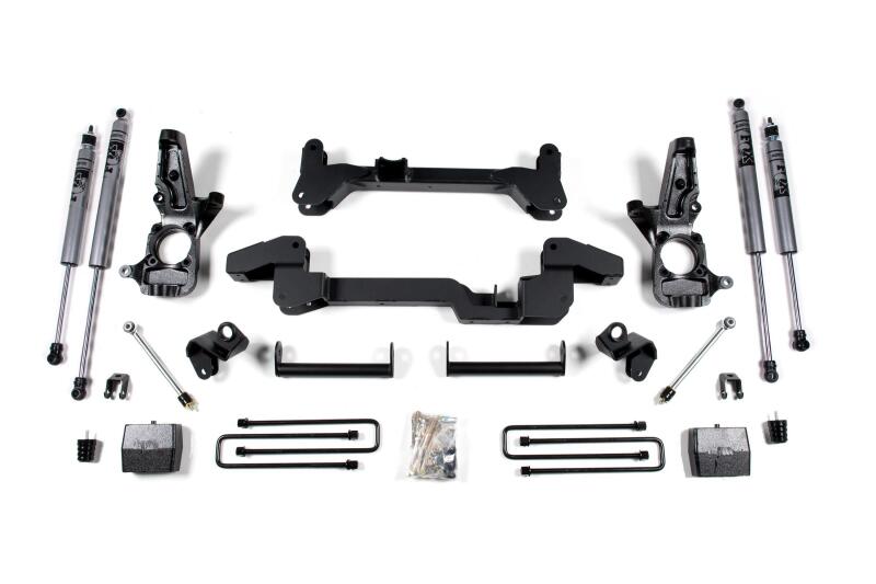 Zone Offroad 01-10 GM C2500 HD 6in Suspension Lift - Fox