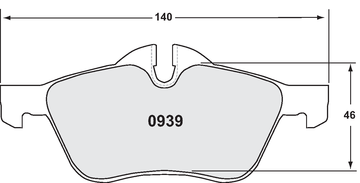 PFC 0939.97.18.44 FRONT BRAKE PADS MINI COOPER/COOPER S 2002- R50/R52/R54