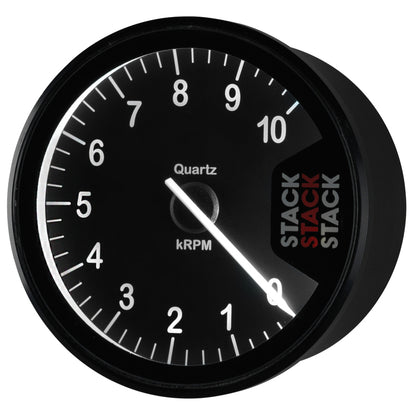 Autometer Stack Clubman Tachometer 80mm 0-10K RPM - Black