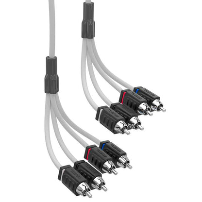 DS18 Marine Grade Tinned Copper OFC RCA Wires 4-Channel 6 Feet