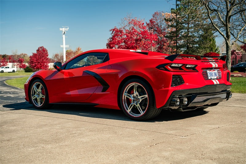 CORSA Performance Corsa 2020-2025 Chevrolet Corvette C8 RWD 3in Valved Cat-Back w/ 4.5in Carbon Fiber Polished Tips