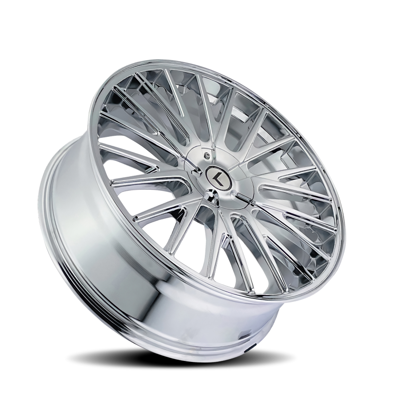 Kraze Wheels Kraze KR185 Double Down 20x8.5 / 5x112/120 BP / 38mm Offset / 73mm Hub Chrome Wheel