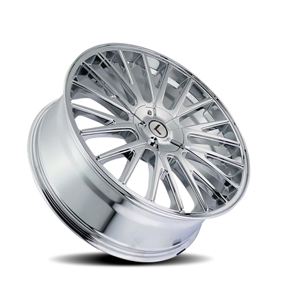 Kraze Wheels Kraze KR185 Double Down 20x8.5 / 5x112/120 BP / 38mm Offset / 73mm Hub Chrome Wheel