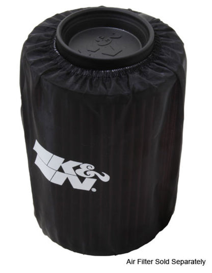 K&N Engineering K&N Air Filter Wrap Drycharger - Round Straight - Black for Polaris Ranger