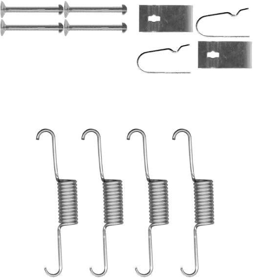 TEXTAR 97038700 Brake Shoe Fitting Kit